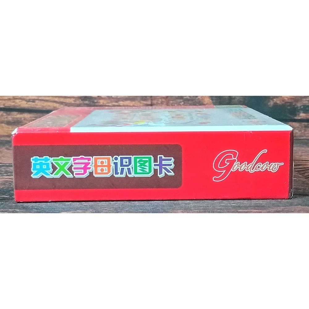 Goodcow English Letter‎ Identification Card Set ABC Alphabet Learning Toy DN-028